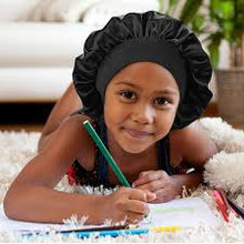 Load image into Gallery viewer, LUXURY SILKY SATIN BONNET FOR KIDS
