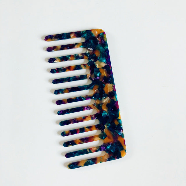 Marble Wide Tooth Comb